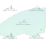 LH FRONT DOOR GLASS GREEN (2 HOLES ) SEKURIT